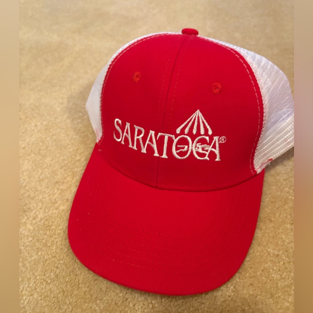 SARATOGA NY horse racing upstate trucker hat NEW
